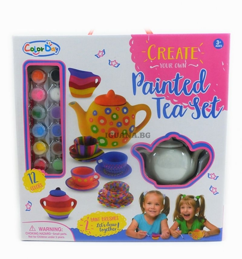 Чайник за оцветяване с боички