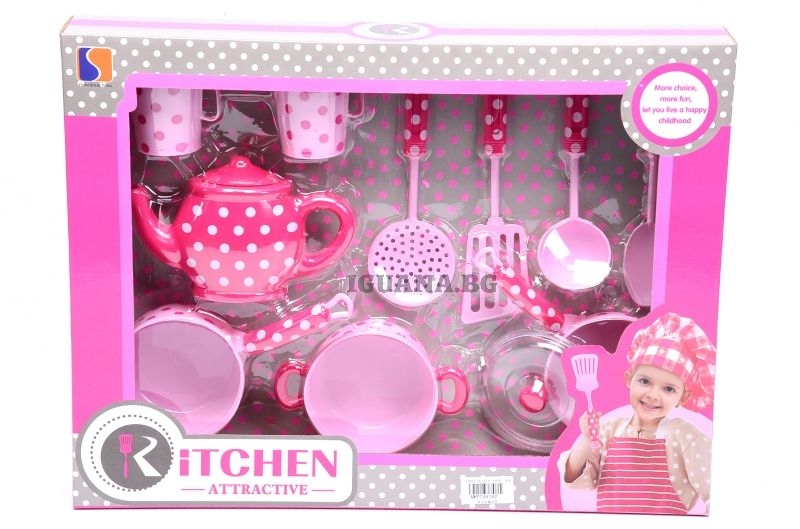Детски кухненски комплект, на точици