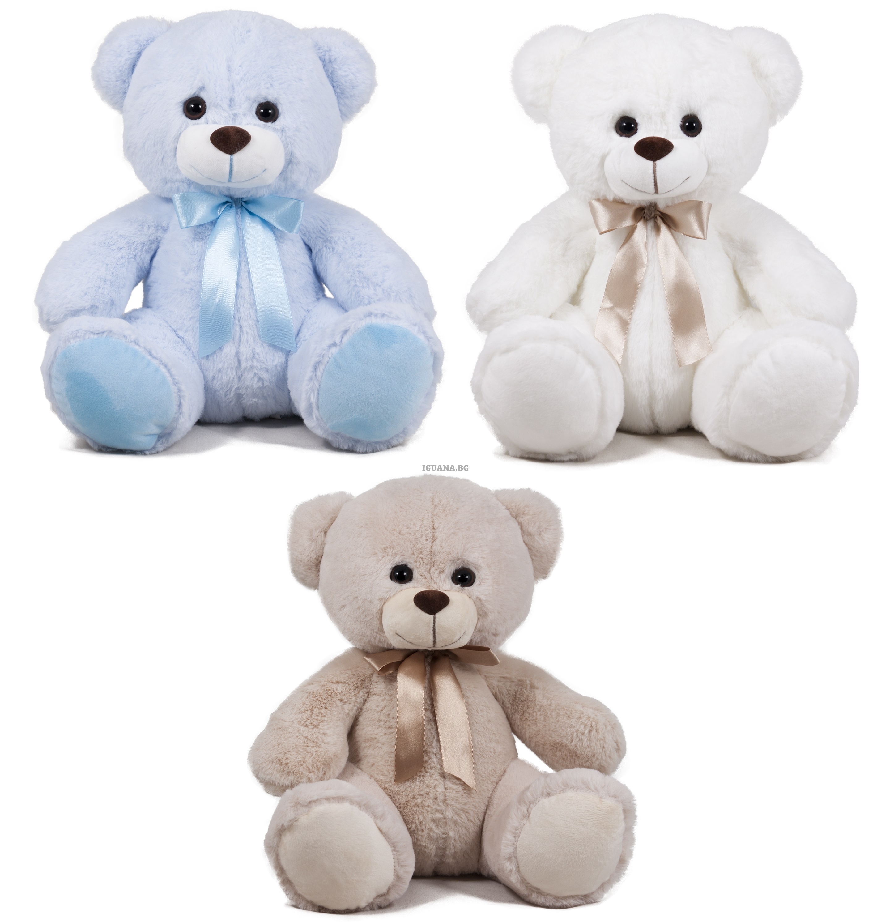 Мече със сатенена панделка 30см