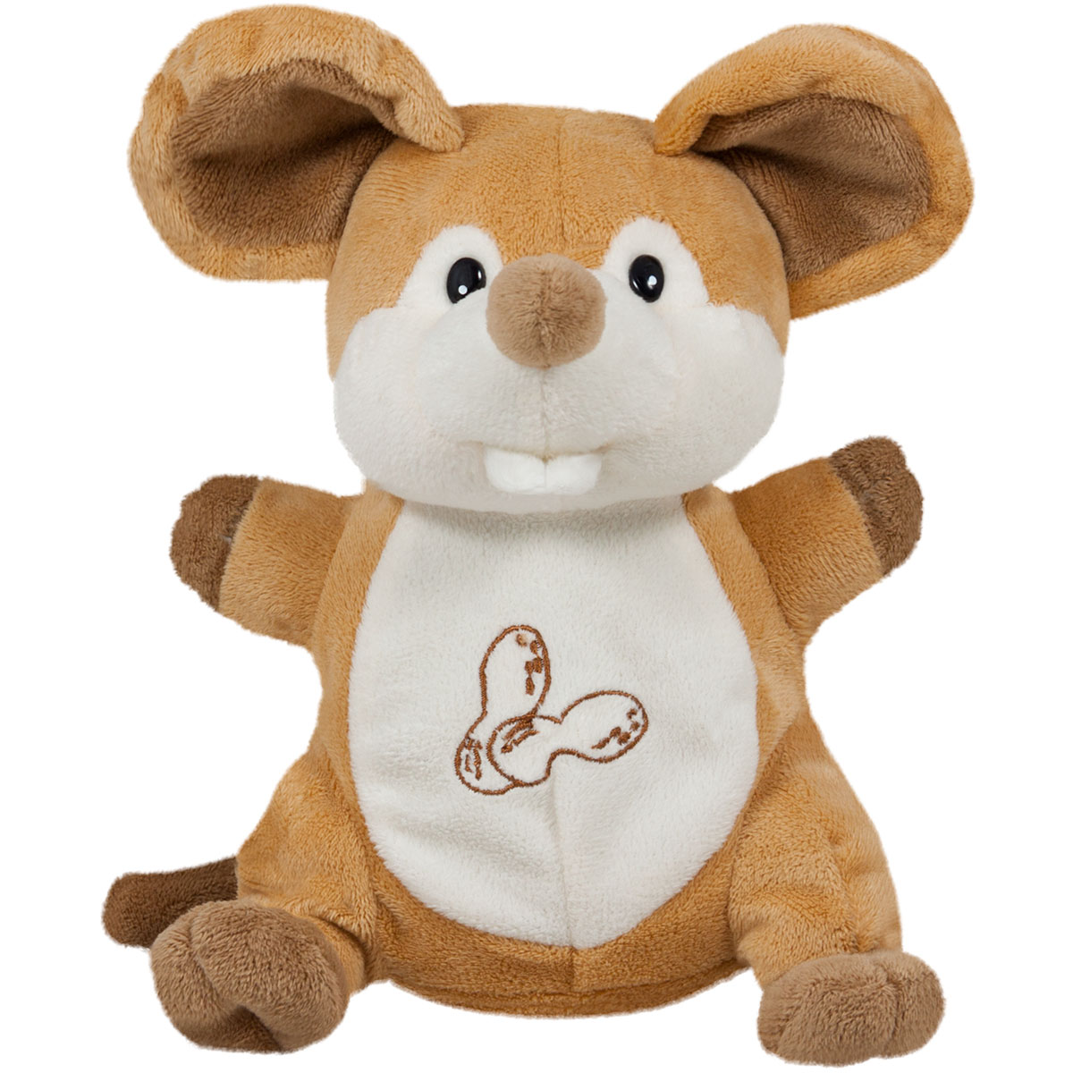 Мишка с фъстъчета Кафяв, 29см