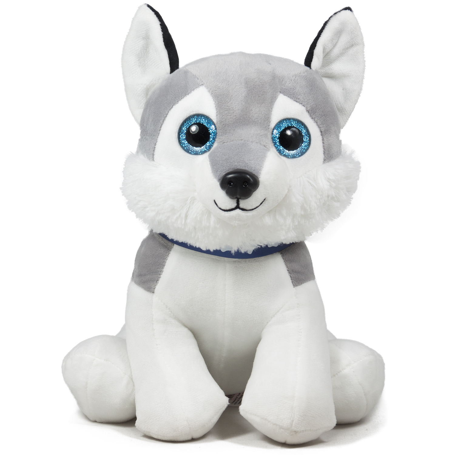 Куче хъски с каишка, 30 см