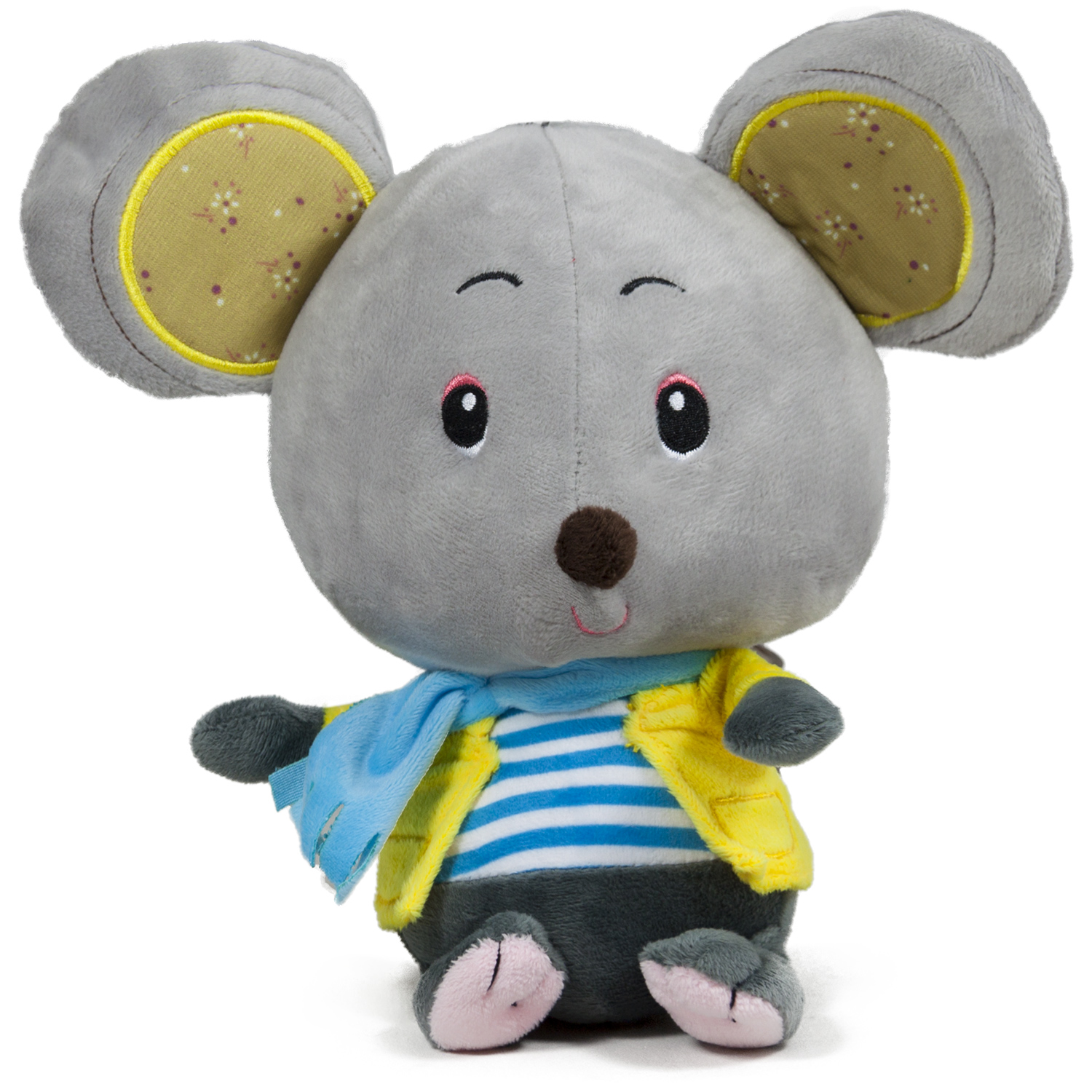 Мишле с дрешка Сив, 23см