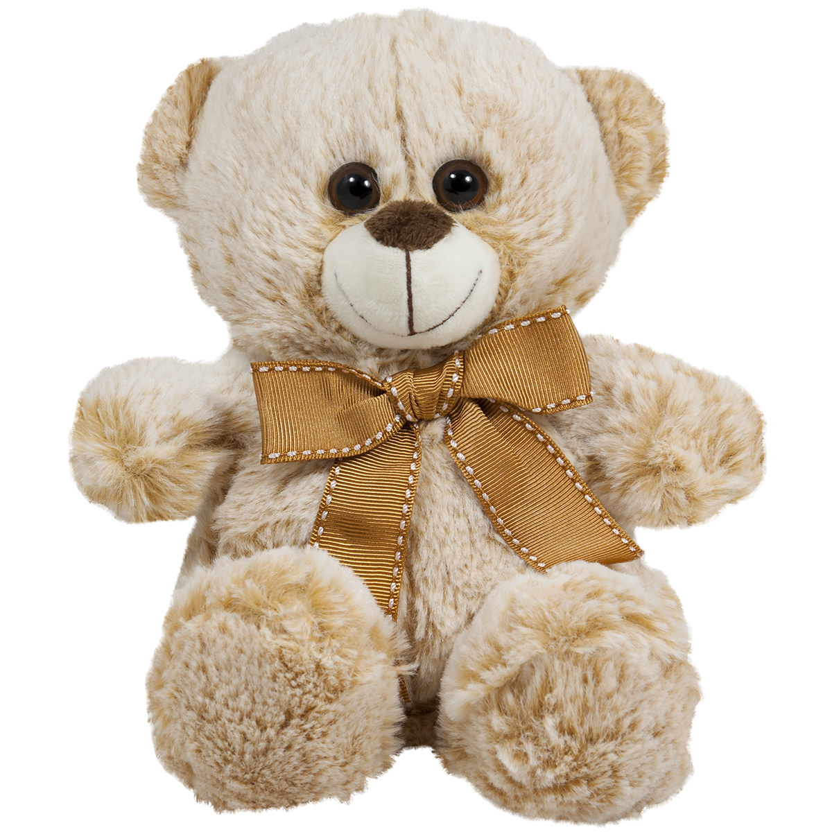 Мече с панделка Бежов 30см