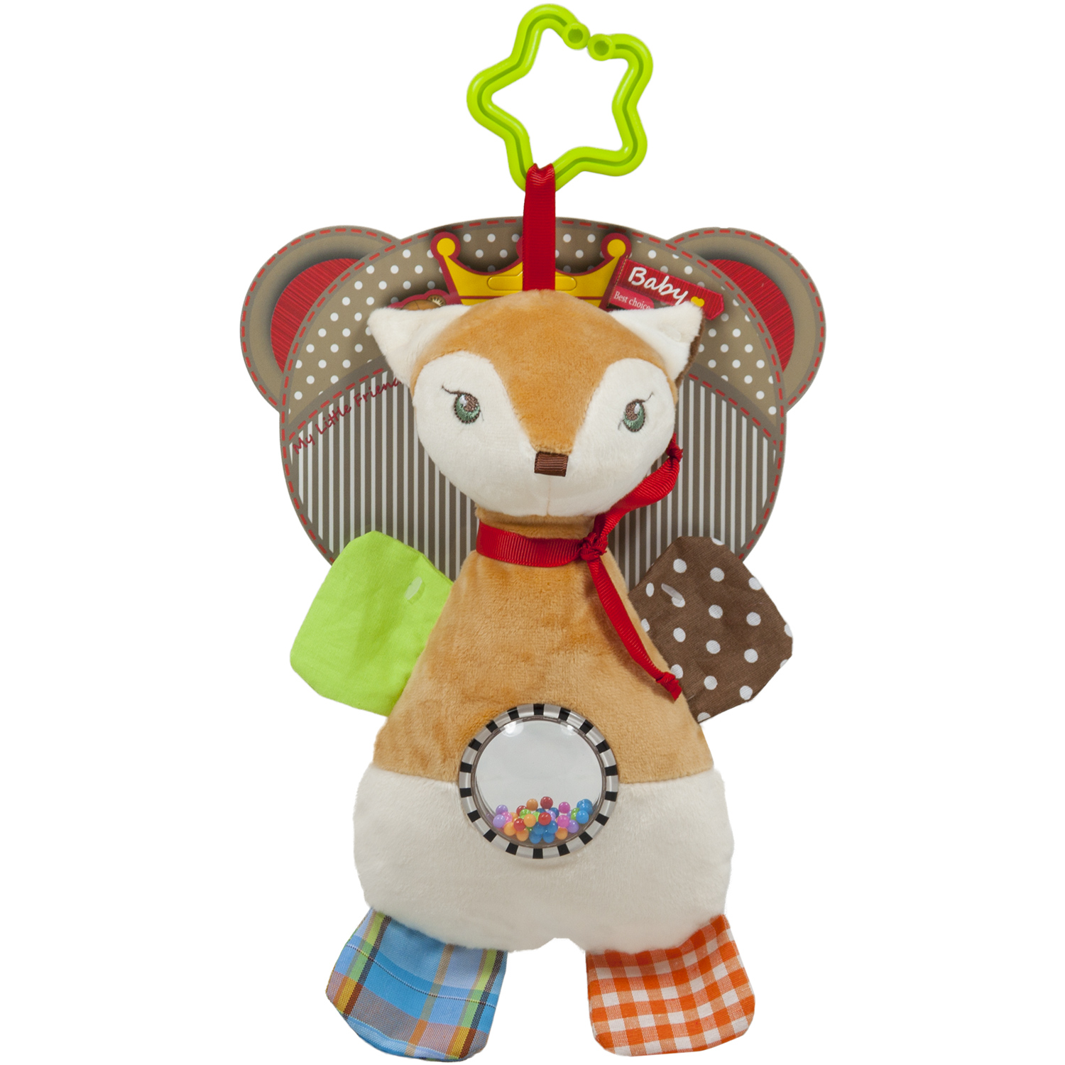 Бебешка играчка лисиче, 26см