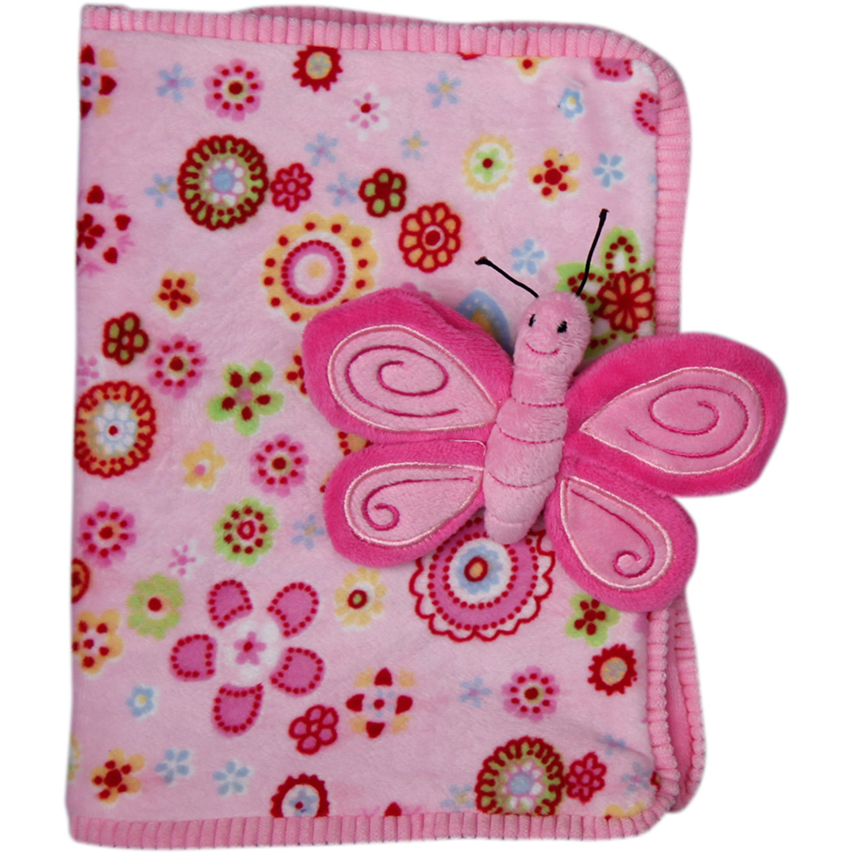 Тетрадка с калъф Пеперуда Розов, 22см