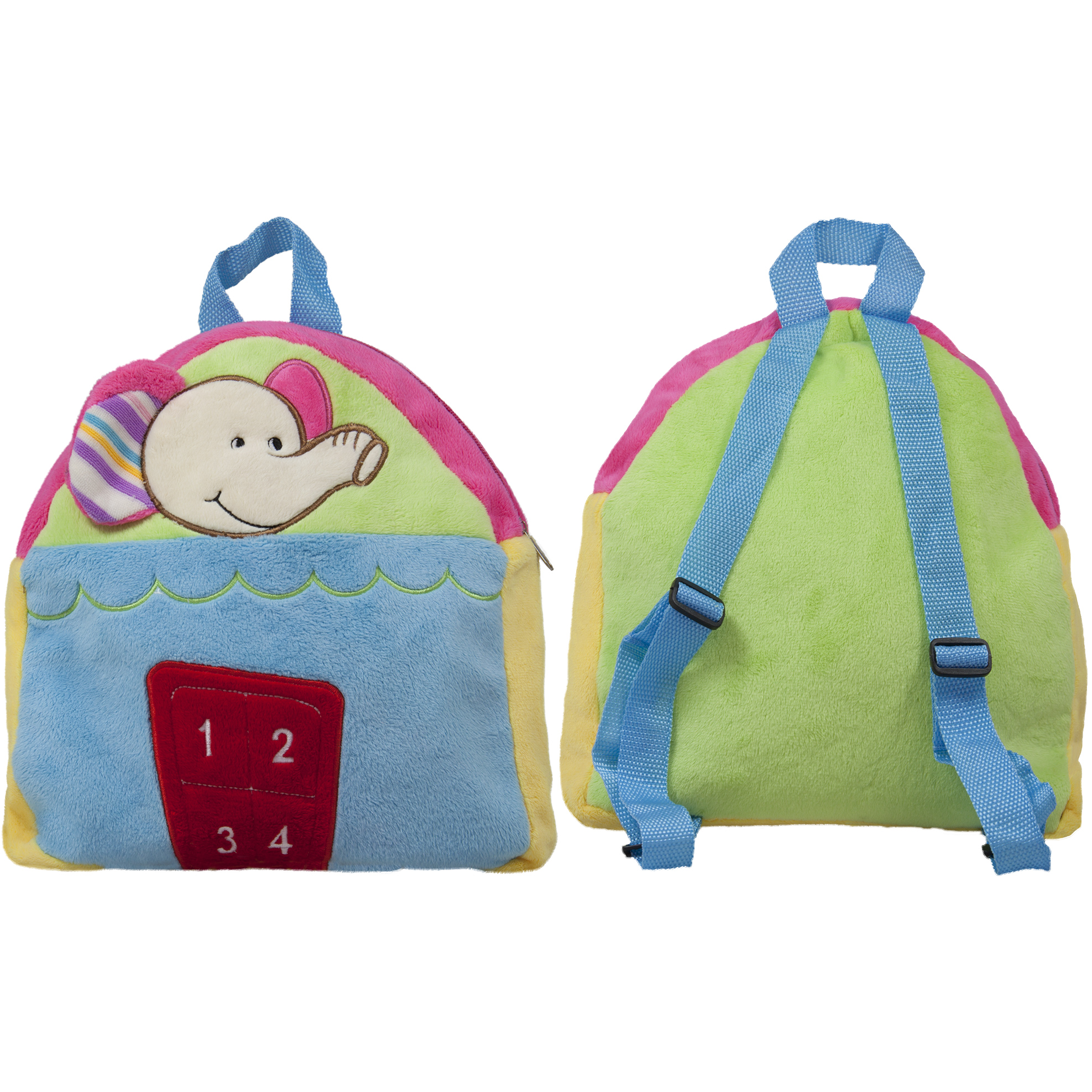 Цветна раничка Слонче, 27см