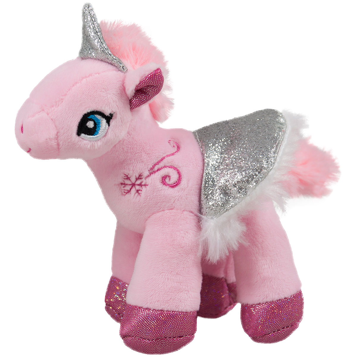Мини плюшено пони Розов, 16см