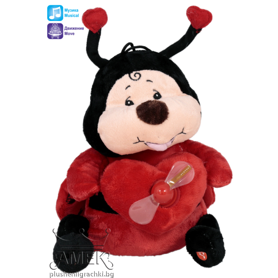 Интерактивна играчка| Пчела или калинка Калинка, 25см
