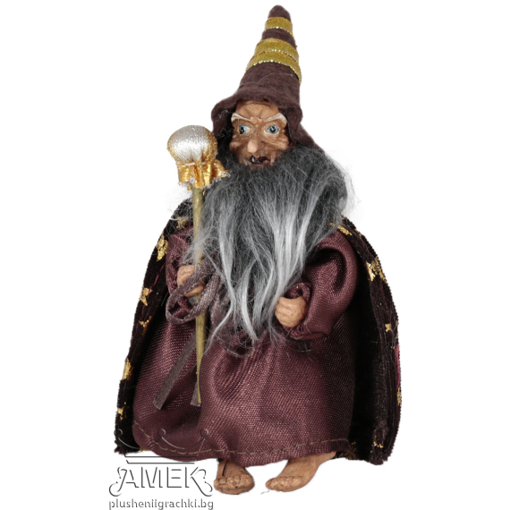 Маг на пружина Тъмно червен 10 см