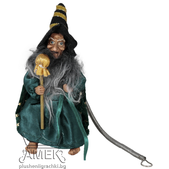 Маг на пружина Зелен 10 см