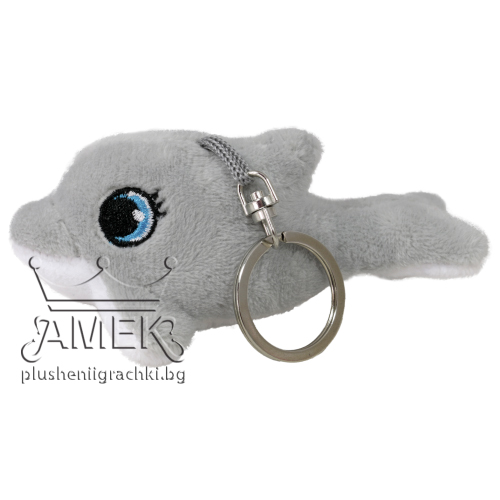 Делфин - ключодържател| 3 цвята Сив 12 см