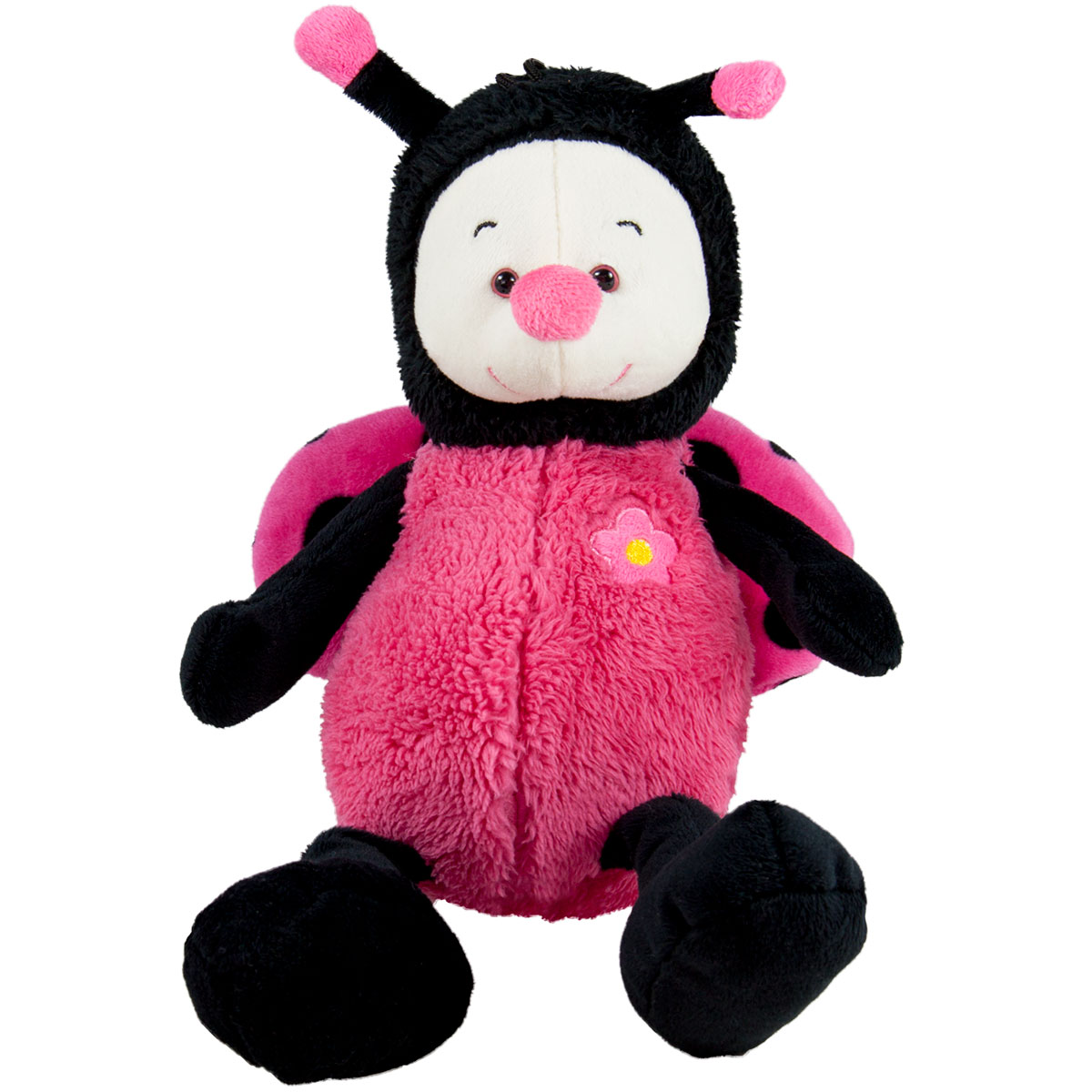 Плюшена калинка Розов 33 см