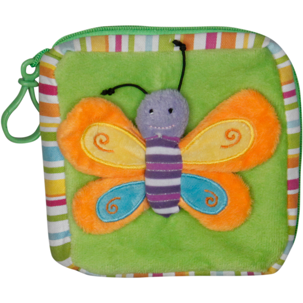 Кейс за CD с пеперуда Зелен 16х16см