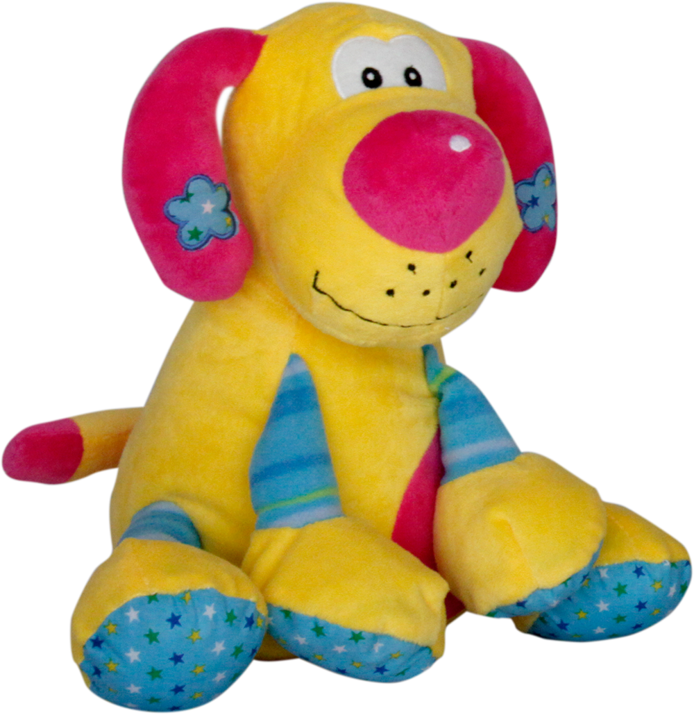 Цветно куче Жълт 30 см