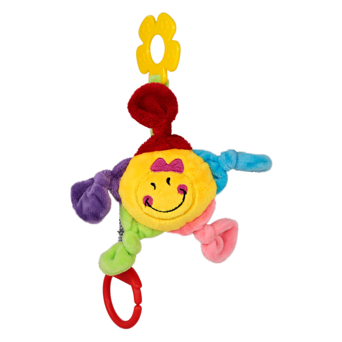 Бебешка дрънкалка С усмихнато лице 14 см