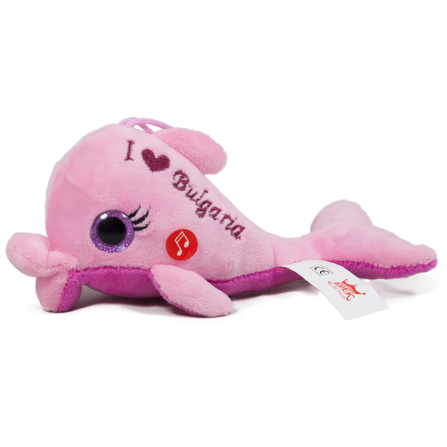 Делфин "I love Bulgaria" Розов 9 см