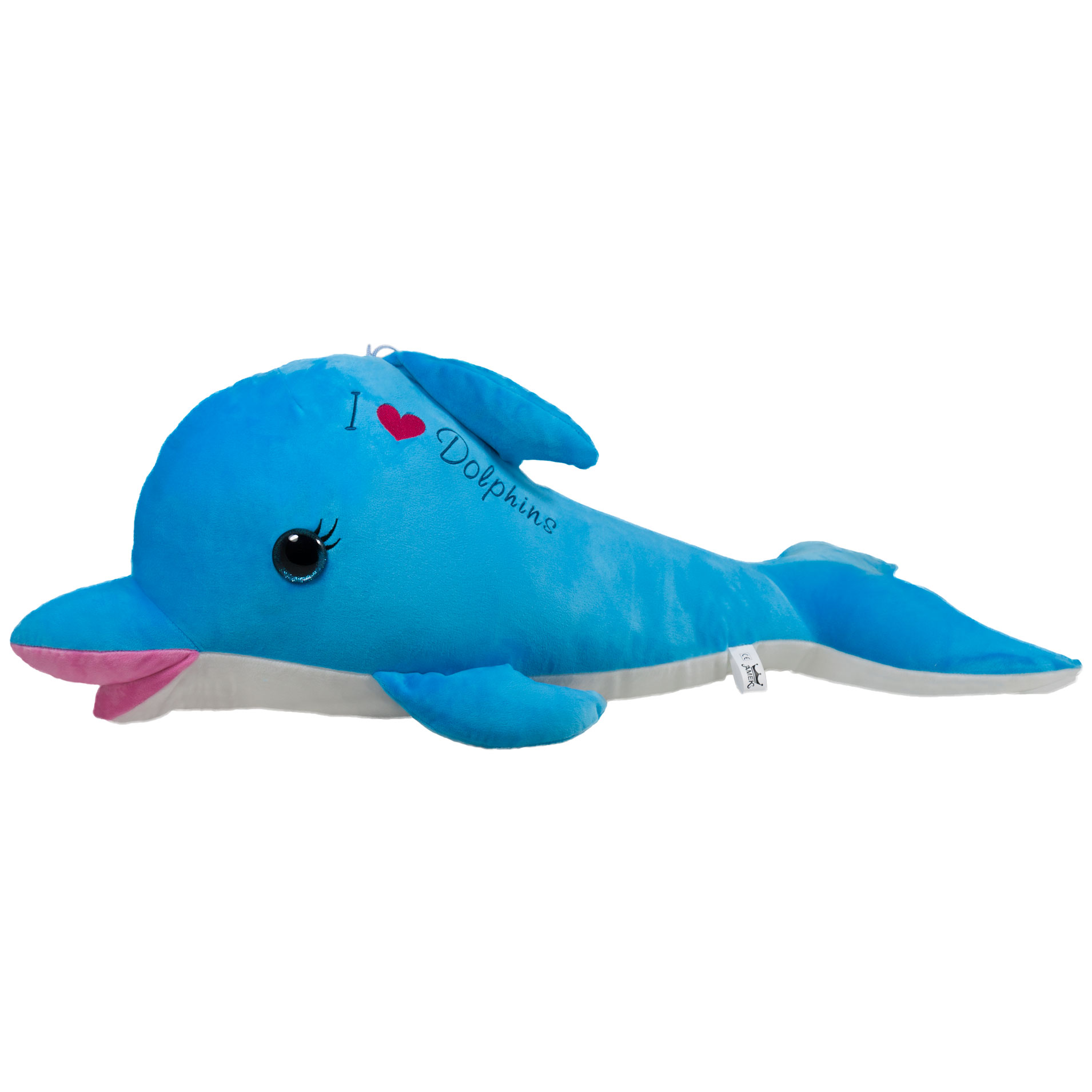 Делфин "I love dolphins" Син 30 см