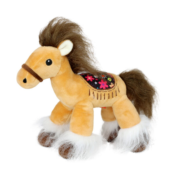 Конче със седло Бежов, + ЗВУК, 22 см