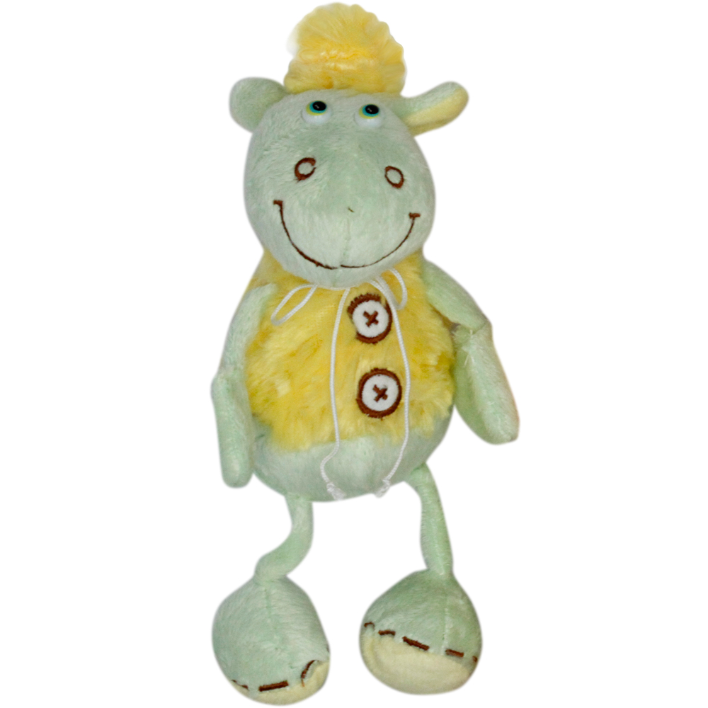 Малка плюшена овчица Зелен 22 см