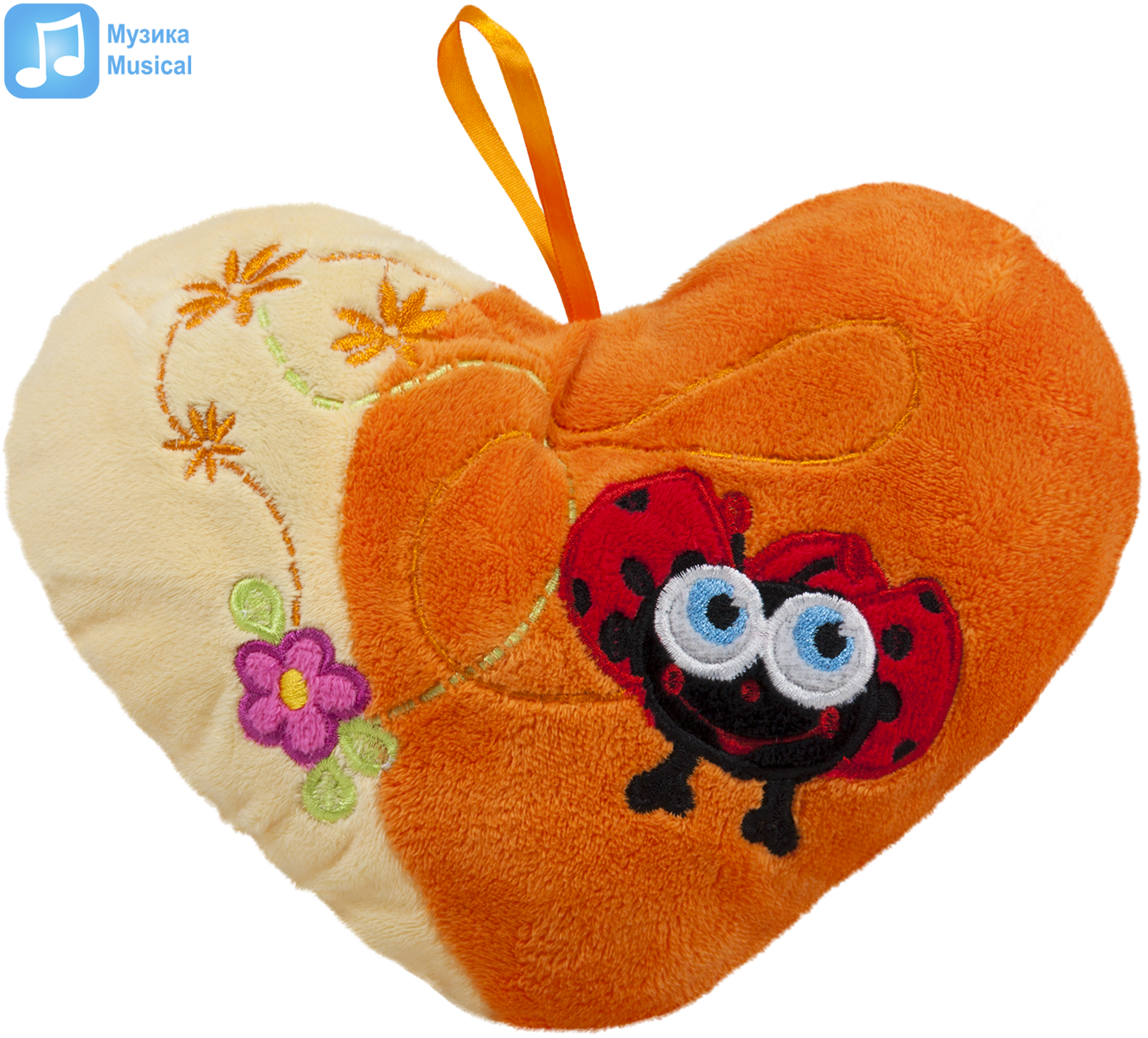 Сърце с калинка 54см