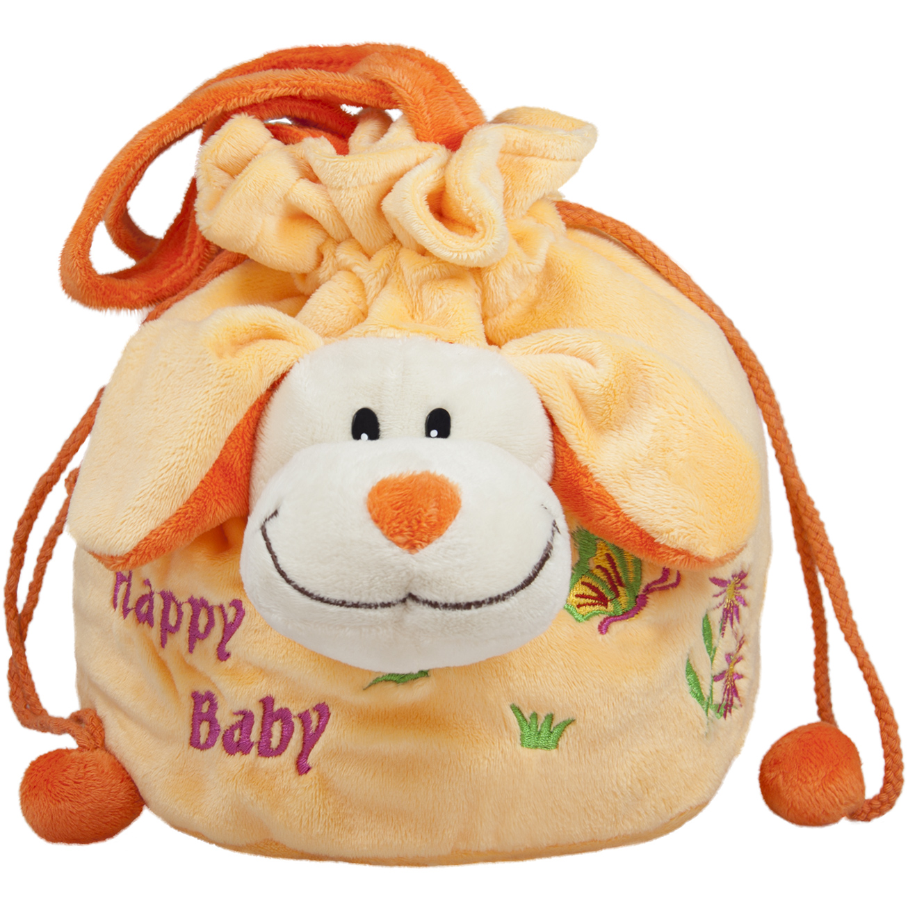 Плюшена чанта с вързки Куче 20 см