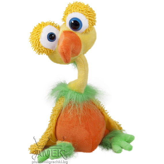 Плюшен пустинен бегач Жълт 28 см
