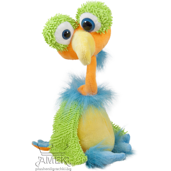 Плюшен пустинен бегач Зелен 28 см