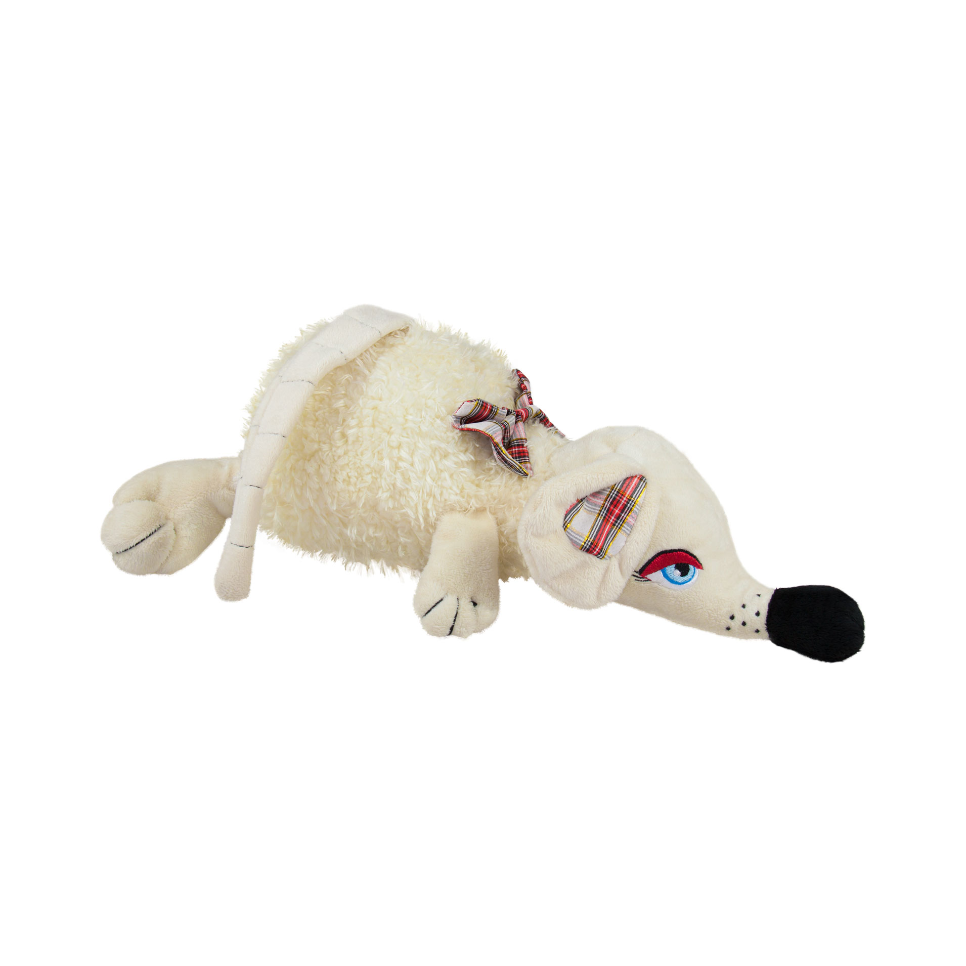 Мишка с папионка Бял 32 см