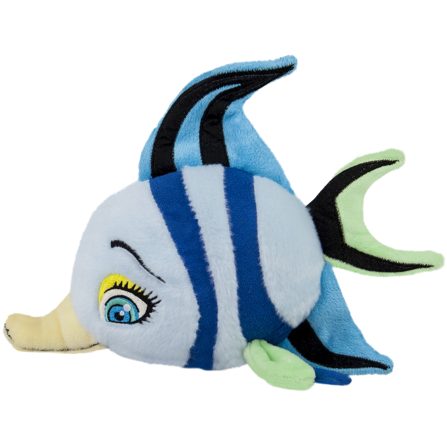 Плюшена синя рибка 45см