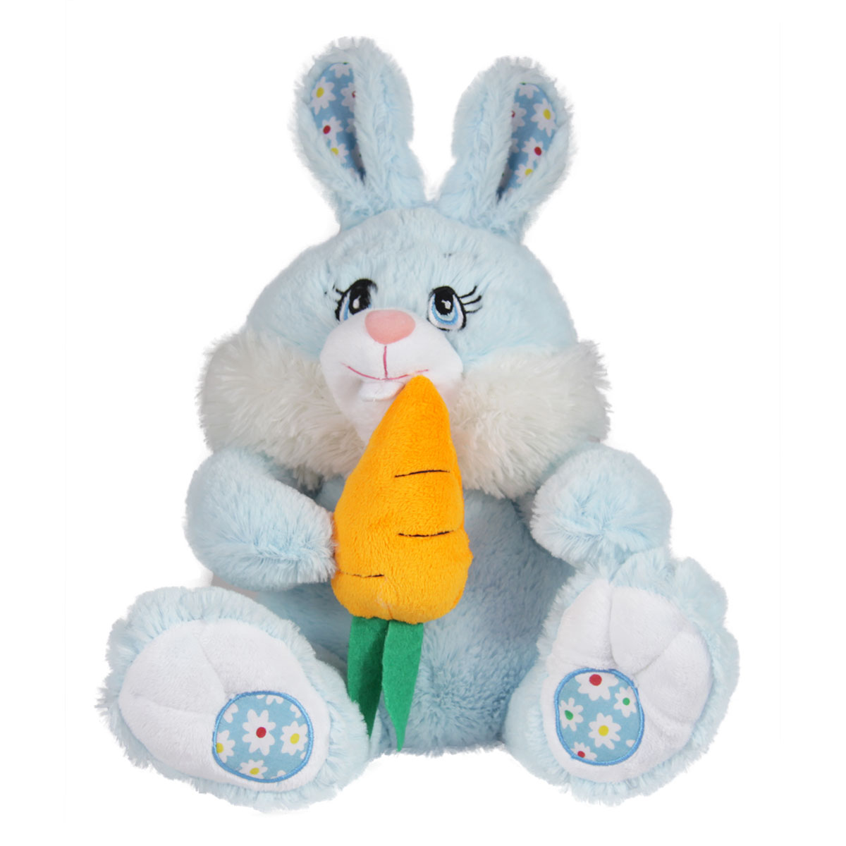 Плюшено Зайче с морков, 24 см