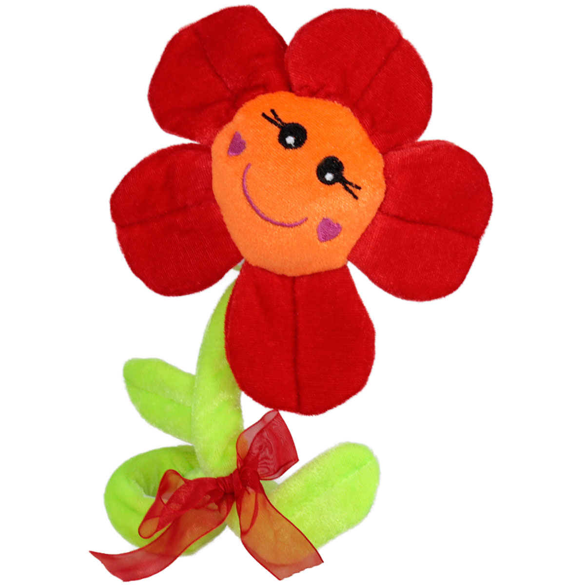 Плюшени цветя Червен 30 см