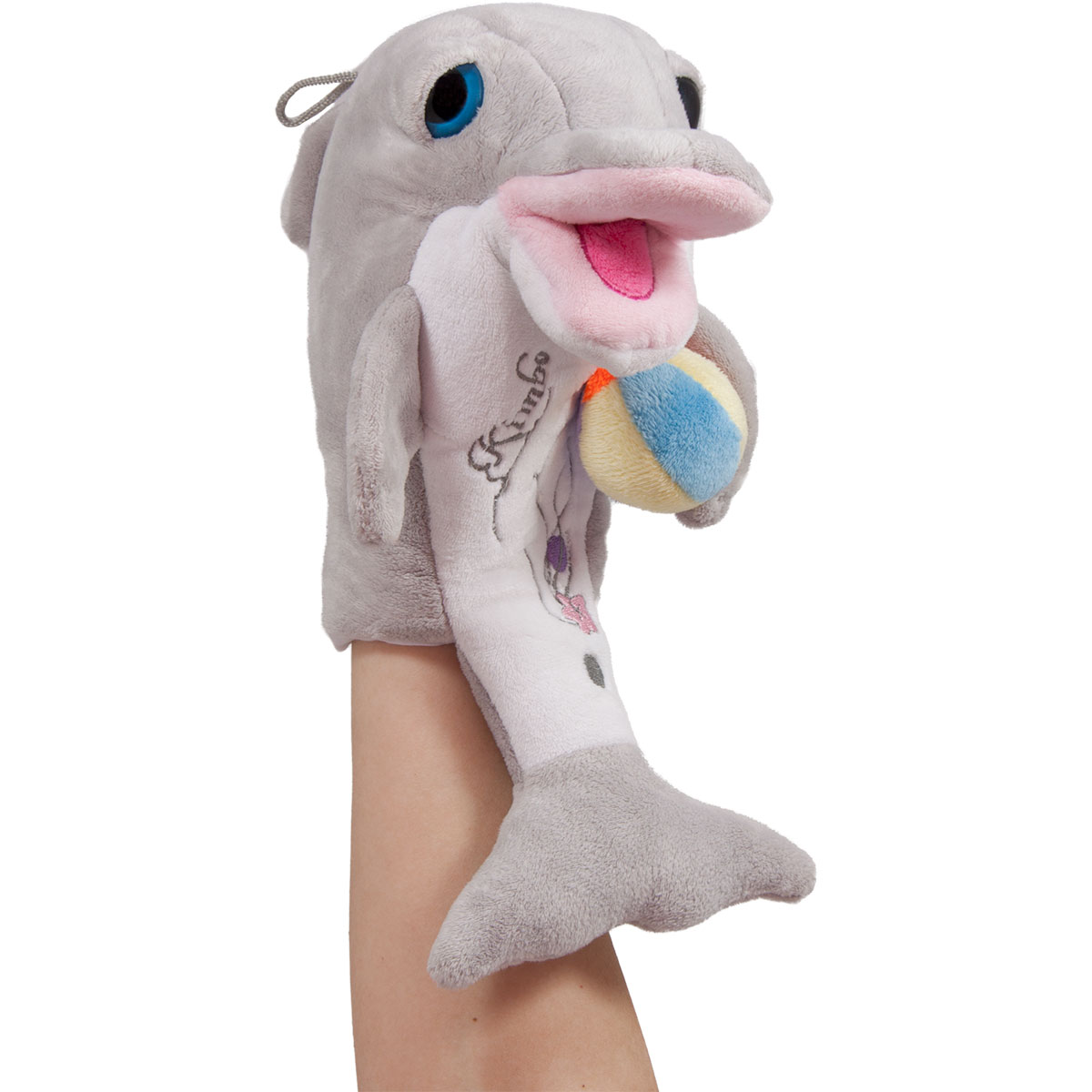 Делфин петрушка Сив 31 см