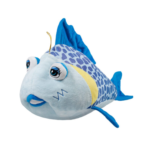 Плюшена риба Син 45 см