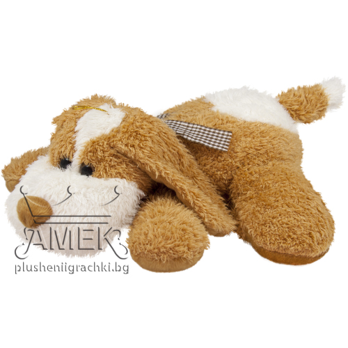 Легнало куче с панделка Кафяв 33 см