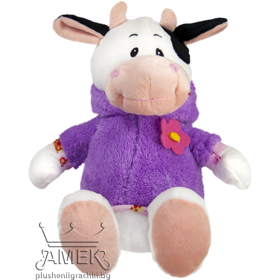 Плюшени животни с яке Кравичка 35 см