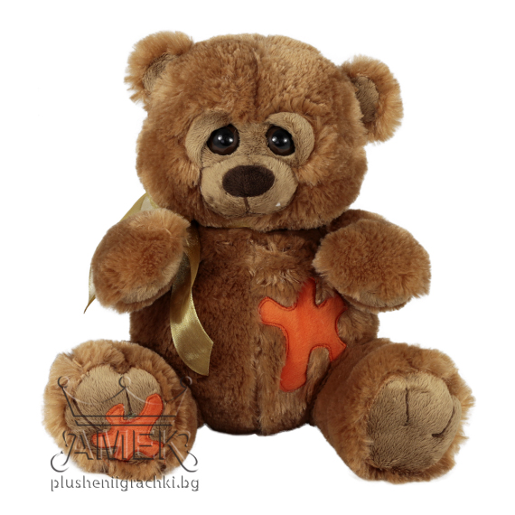 Животинче с панделка  Мече 28 см