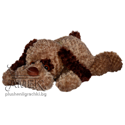 Плюшено легнало куче  Кафяв 25х50 см