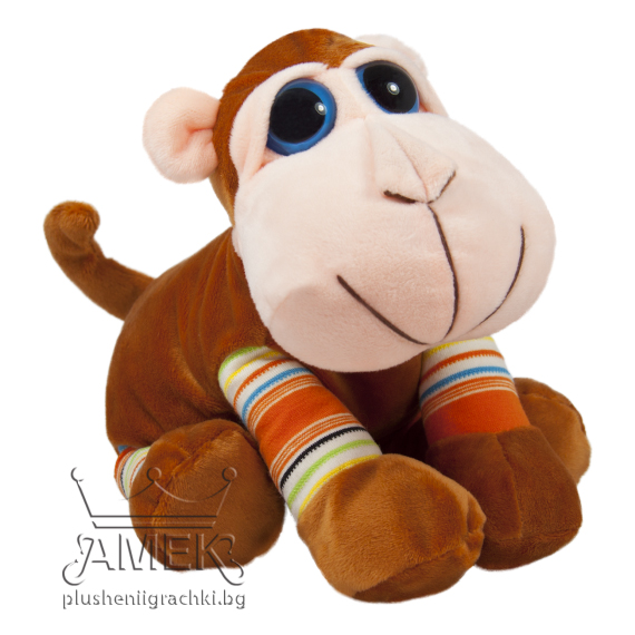 Животни с цветни крачета Маймуна 18см