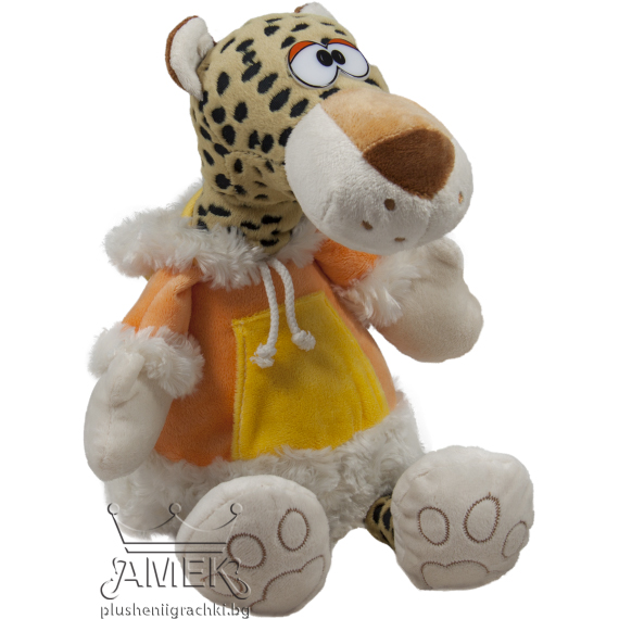 Диви животни с яке Леопард 34 см