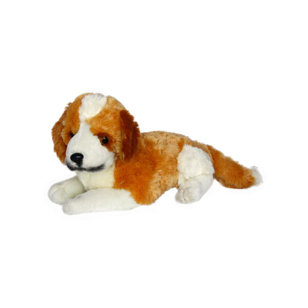 Плюшено куче легнало + ЗВУК, 24см