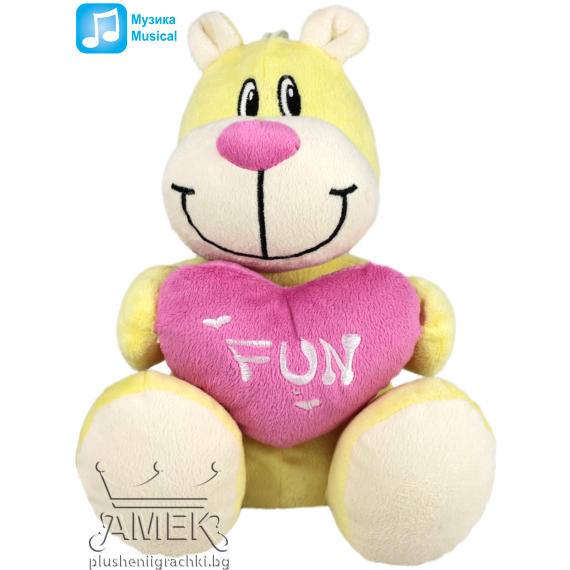 Животни със сърце| 6 вида Мече 28 см