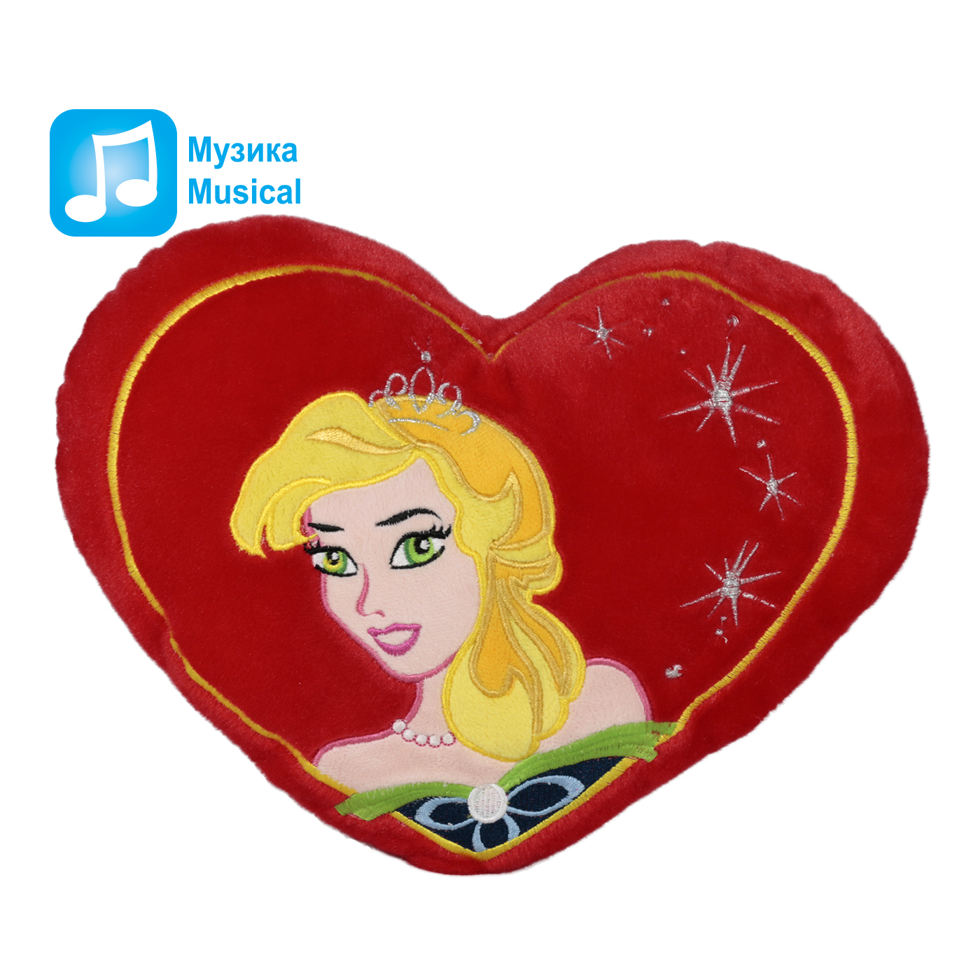 Сърце с принцеса 57х38 см