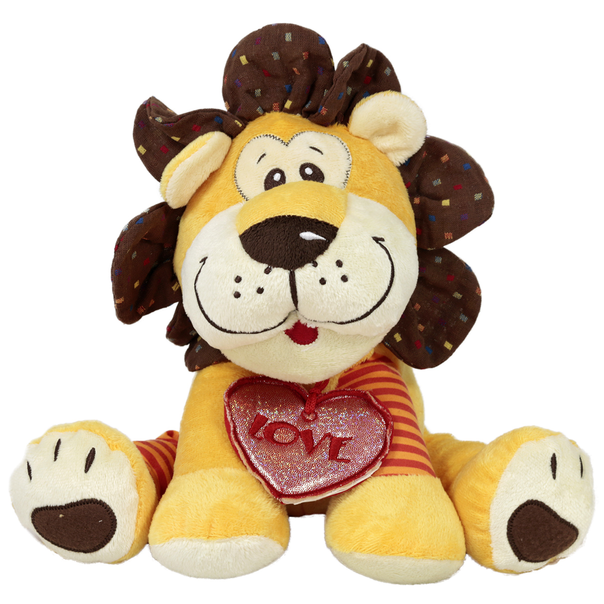 Лъв с медальон сърце| 25см