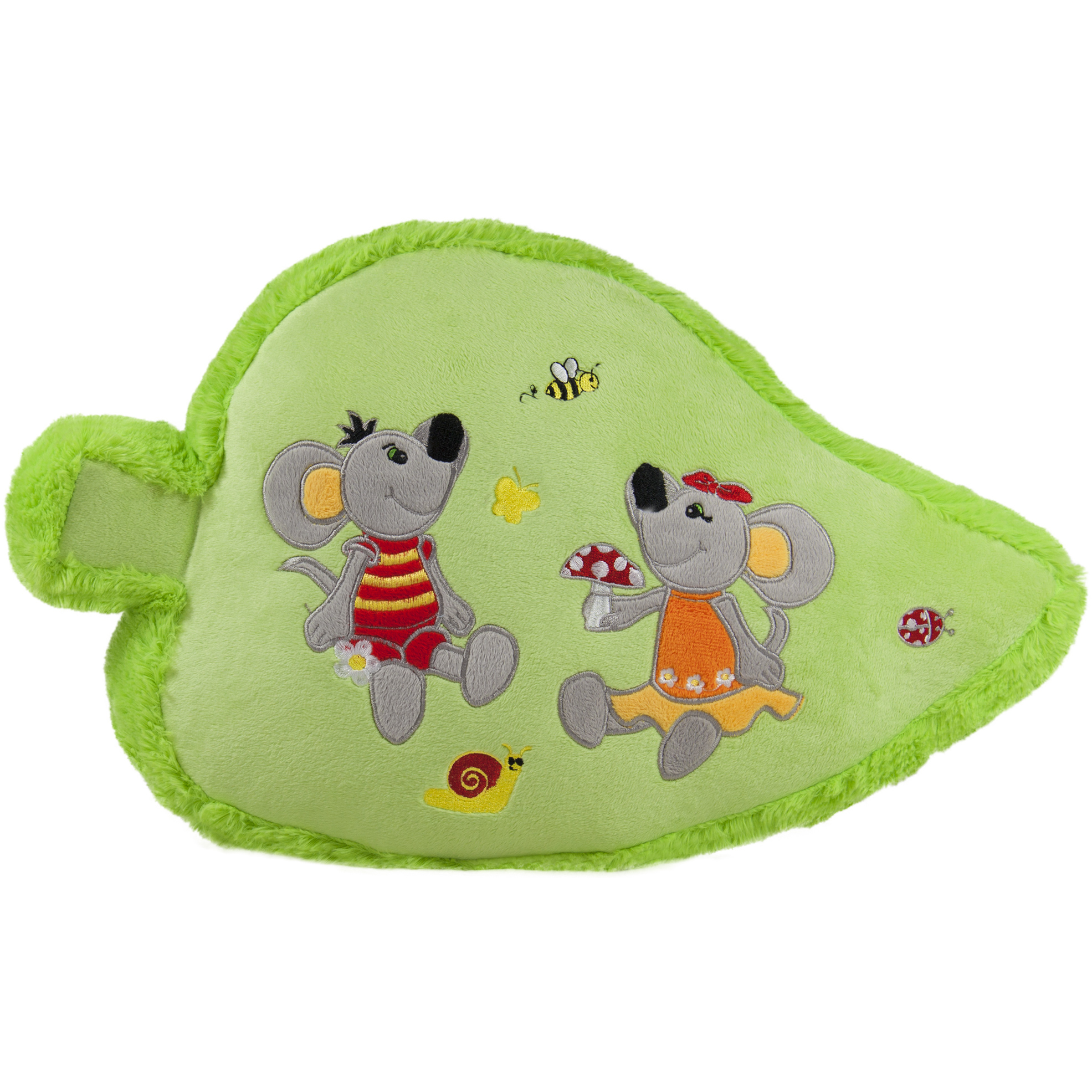 Възглавница - листо с мишлета 30см