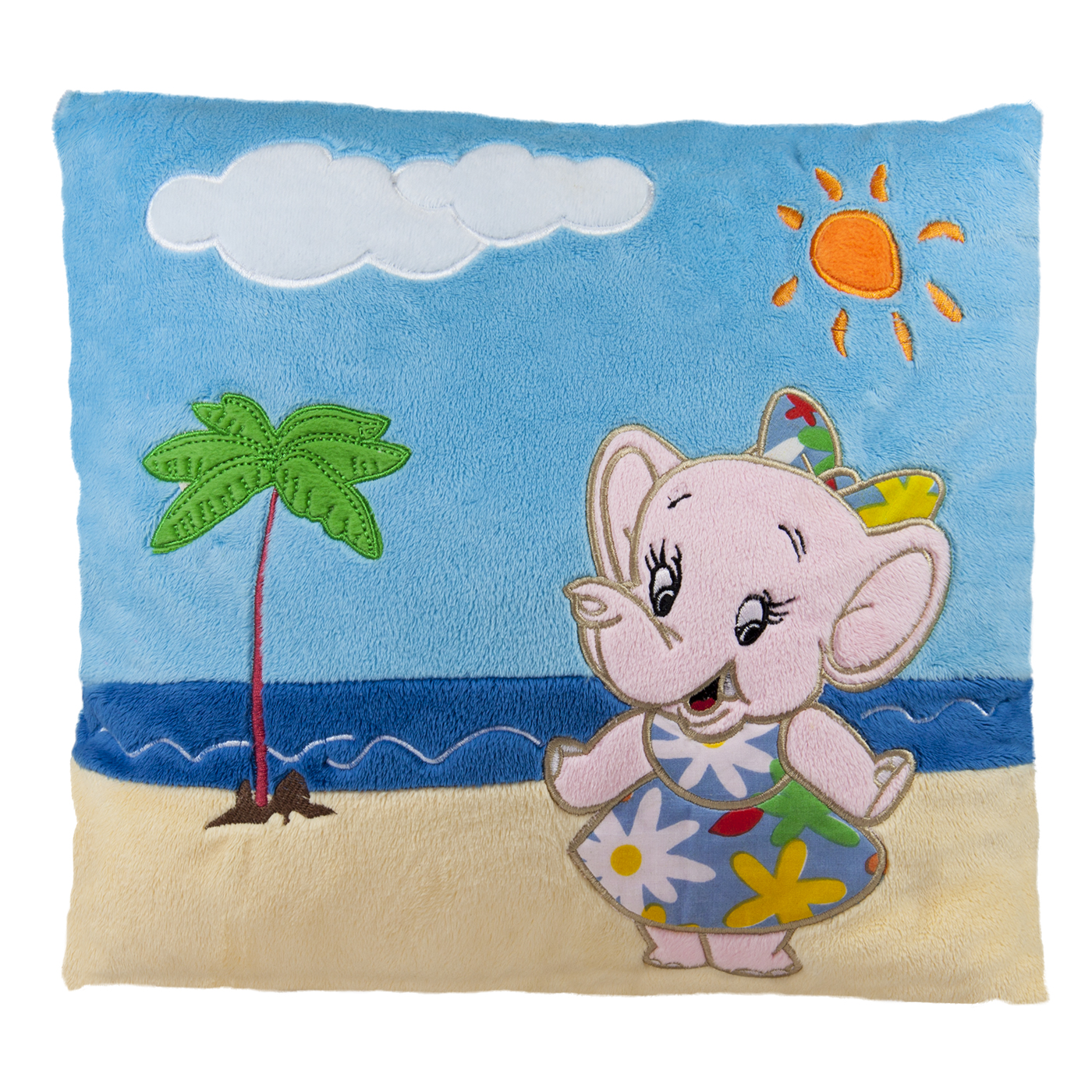 Възглавница със слонче 36х36 см