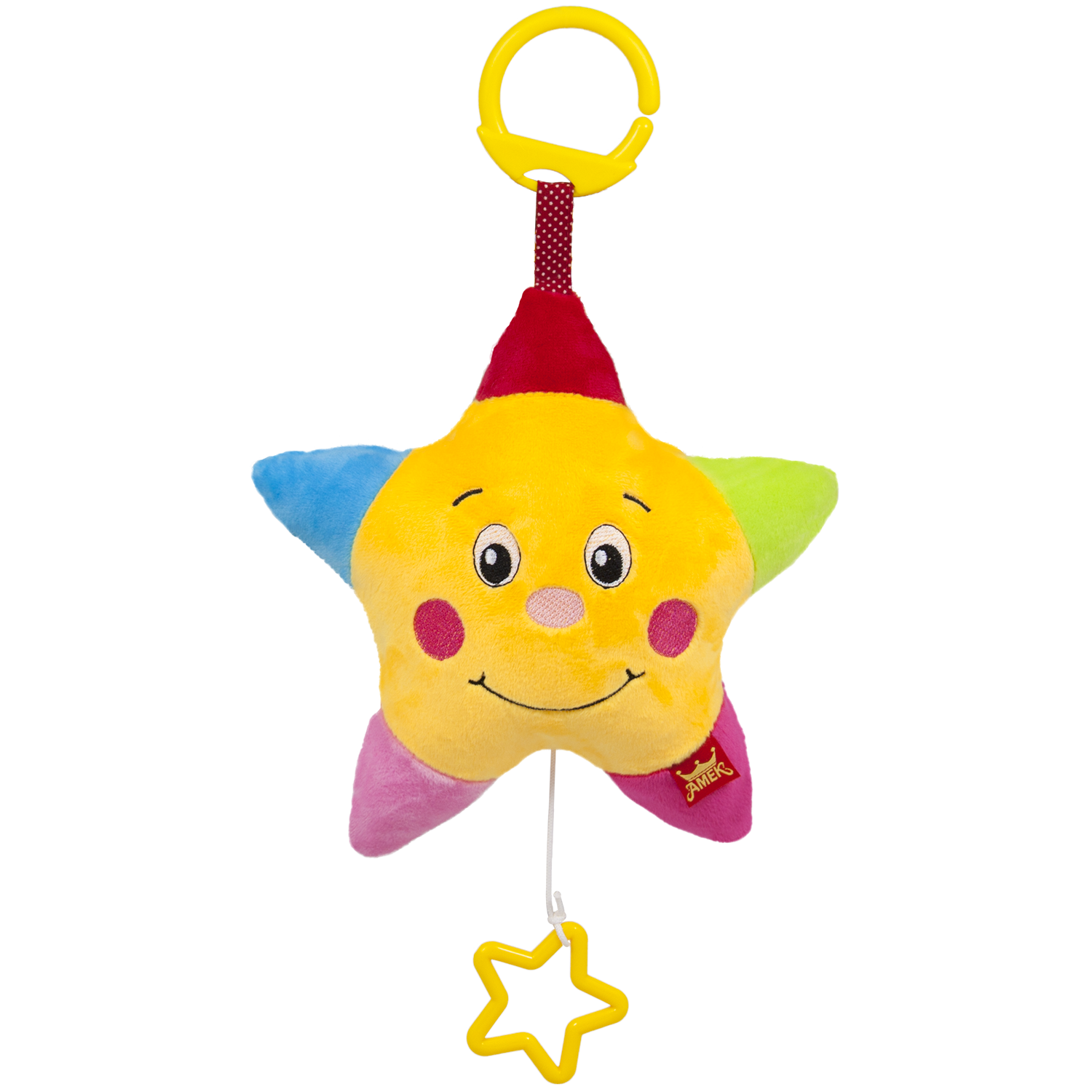 Плюшена звездичка латерна 20см