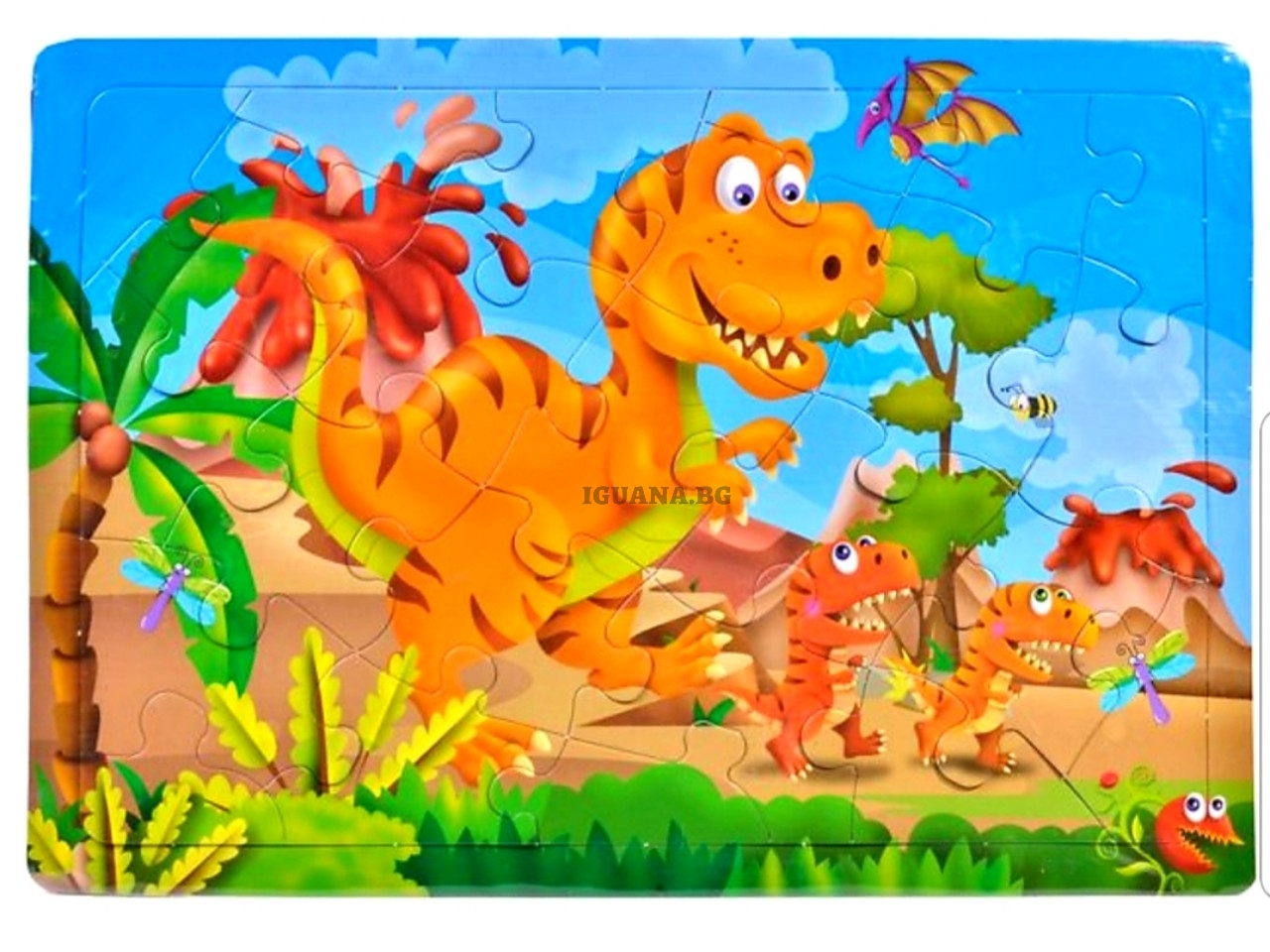 Детски пъзел 24 части, ДИНОЗАВЪР
