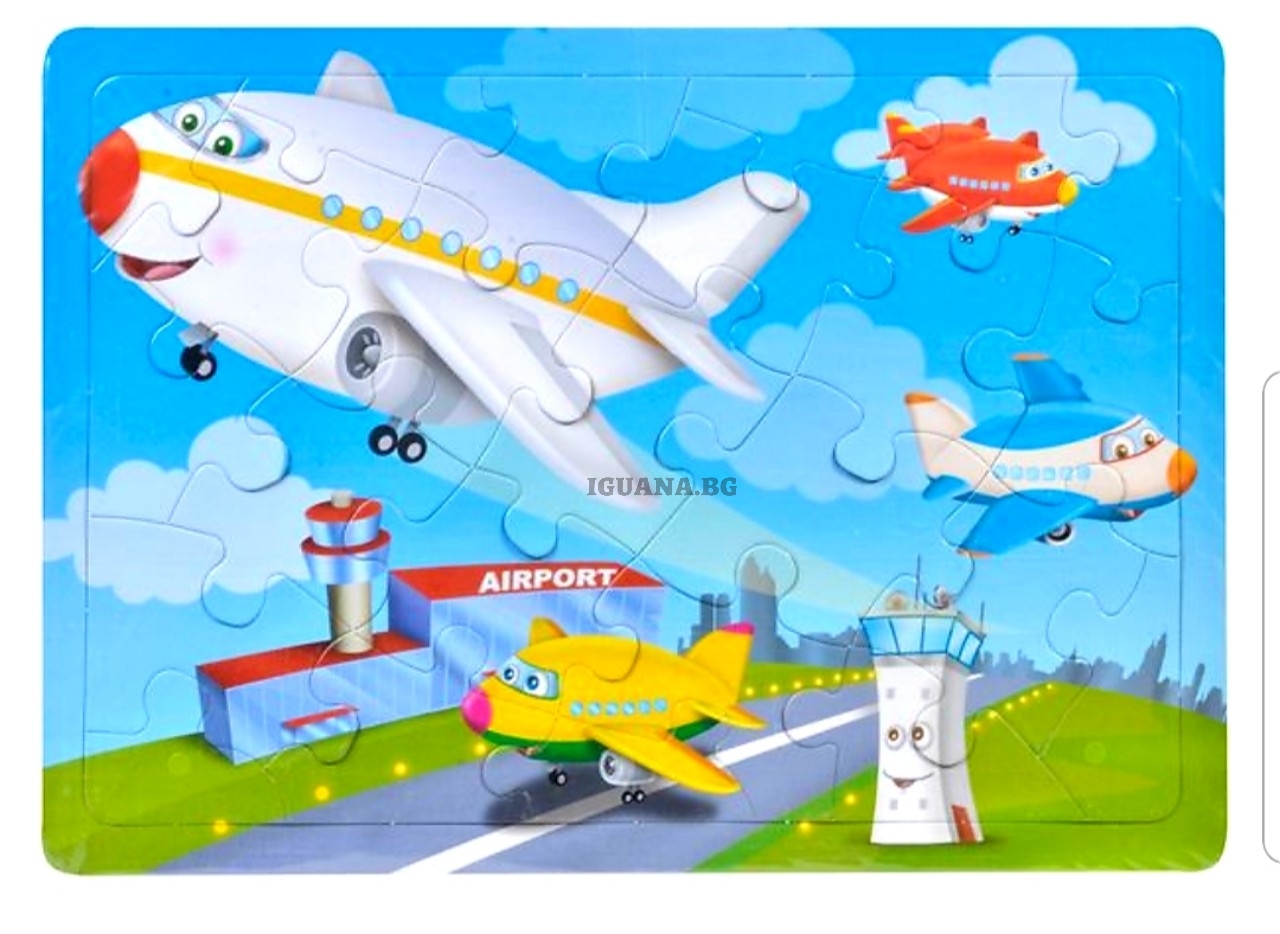 Детски пъзел 24 части, Самолети