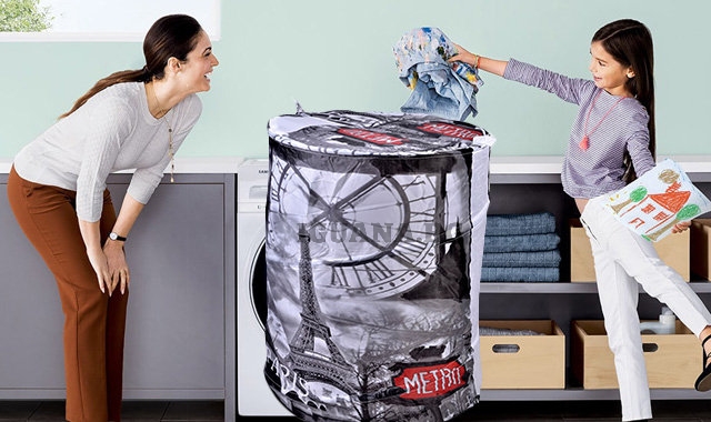 Кош за пране, сгъваем, Paris, 41х53 см