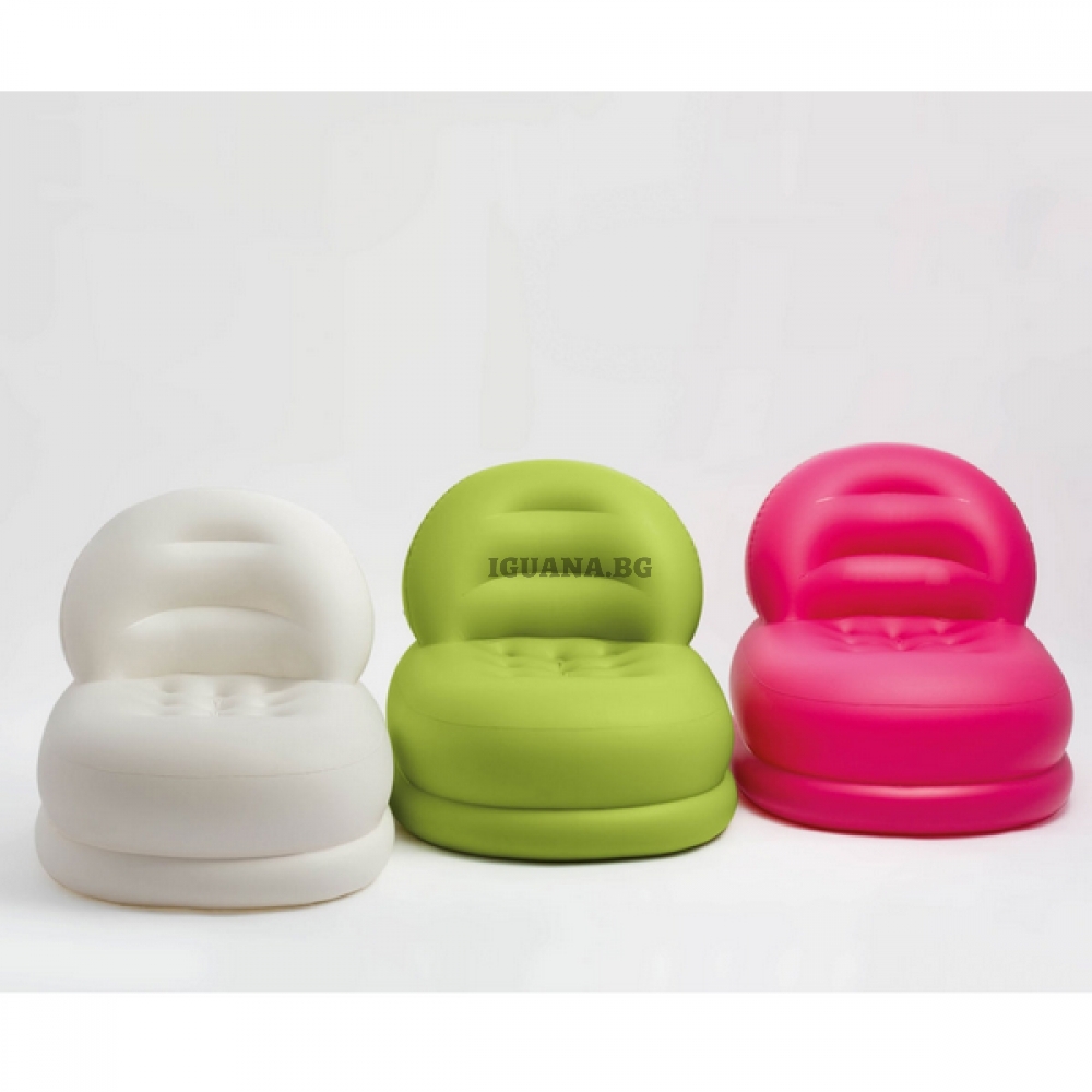 Надуваем фотьойл 84х99х76см INTEX в 3 цвята